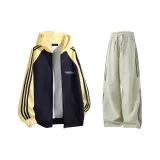 Темно-синий, синий, желтый и зеленый