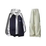 Темно-синий, белый, серый и зеленый