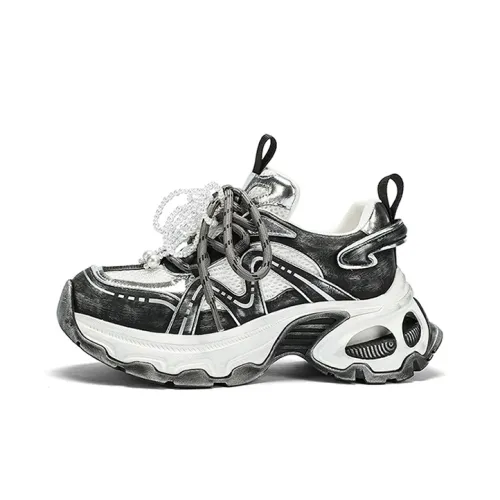 DESKISS Низкие кеды с толстой подошвой Женские