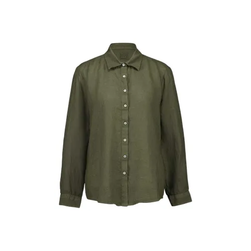120% LINO Армейский зеленый Женские Рубашки