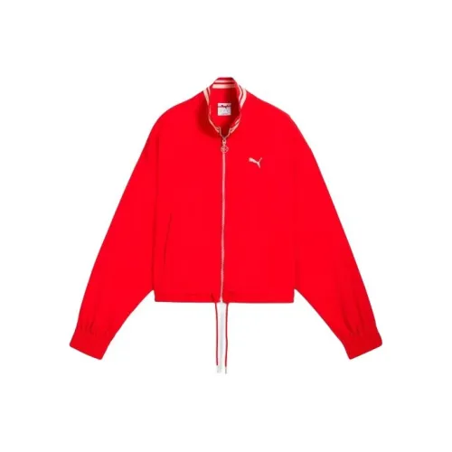 PUMA Red Women's Jackets PUMA Красный Женские Куртки