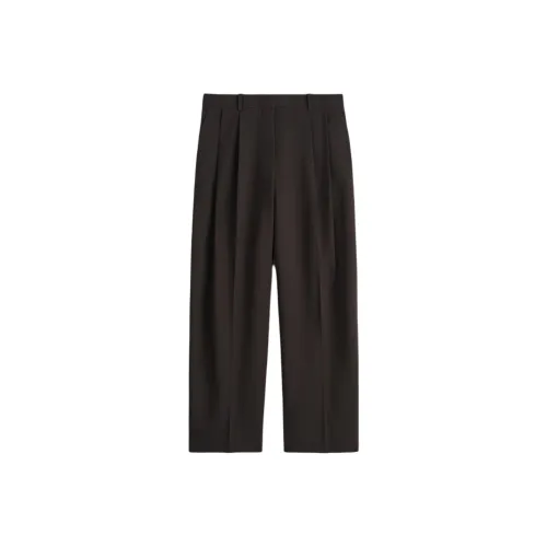 COS Темно-коричневые женские повседневные штаны