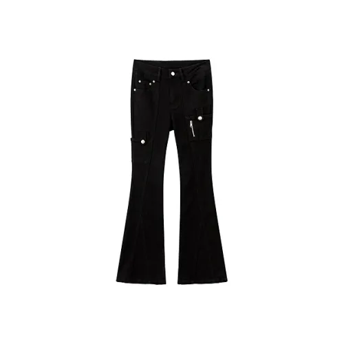 CHUU Черные Женские Джинсы