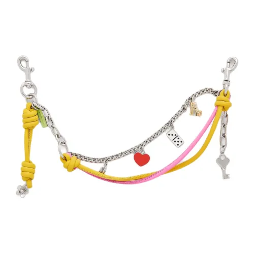 MARC JACOBS Металл с PU кожа Сумка Аксессуар Мини Женская Серебряный Желтый