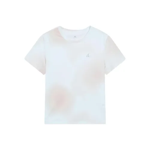 PEAK Белый Светло-желтый Женские T-рубашки