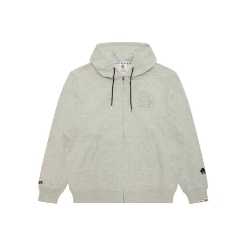 Aape Серый Белый WH2 Мужские Свитшоты
