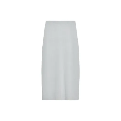 ZARA Pearl Gray Женская Повседневная Длинная Юбка