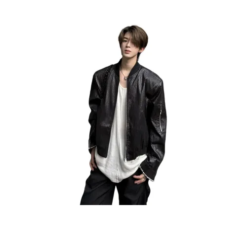 JICHUAN YEP Кожа Куртка Унисекс