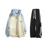 Абрикосовый и светло-синий & черный