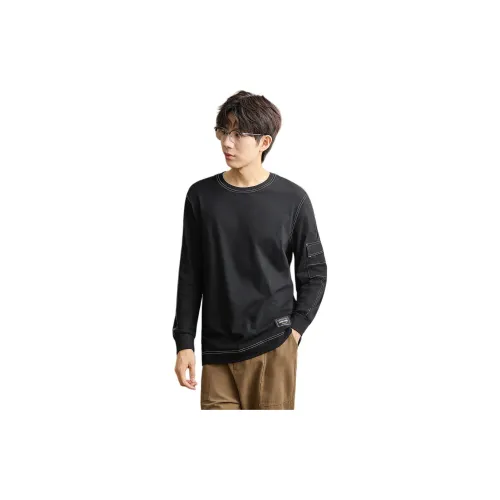 Tonlion Черные Мужские T-рубашки