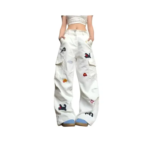 REMOULD Белый Женские Карго Брюки