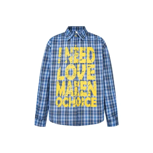 TREND ST Синий Унисекс Рубашки