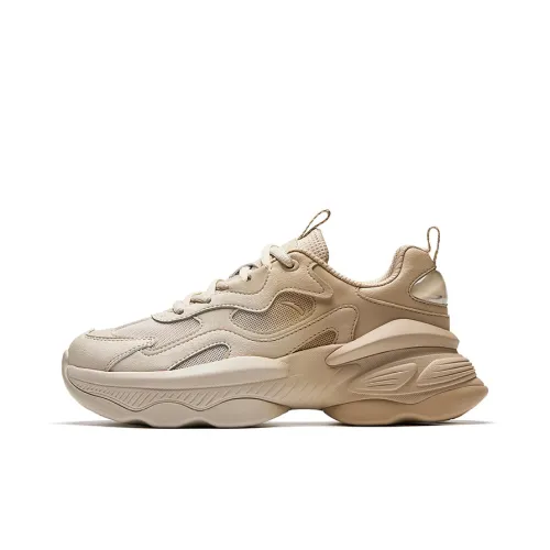 CHAOJIANTA Орехи Обувь Дышащий Увеличение Высоты Низкий Топ Толстая Подошва Женская Коричневый