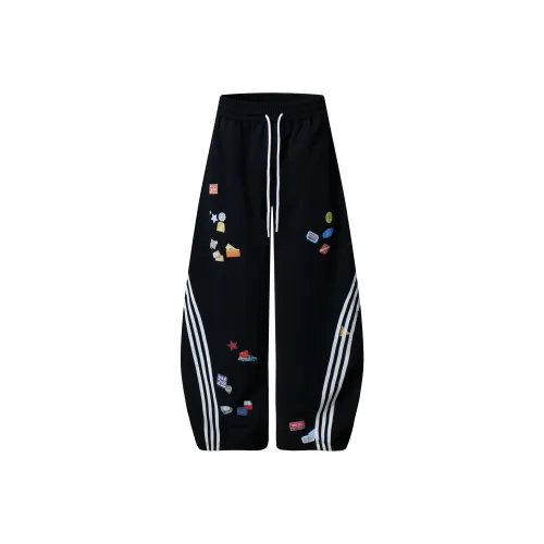 GBXM Черный Унисекс Повседневные Штаны