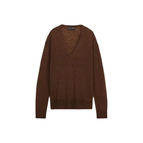 ZARA Коричневый Женский Трикотаж