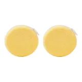 Утолщенный мягкий очищающий гель для лица, пуш, желтый: 2 шт