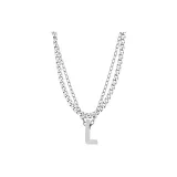 Цепочка с буквой, многослойная [L]