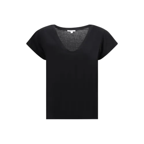 JAMES PERSE Черные Женские T-рубашки