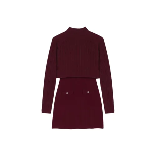 Maje Фуксия Женские Комплекты с Юбкой