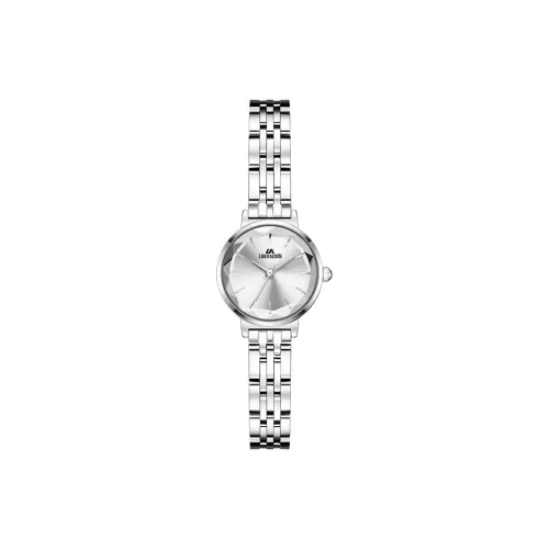 LIBER AEDON Наручные часы Кварцевый механизм Серебристый циферблат Женские часы