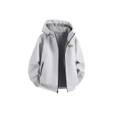 [Soft Shell Coat] Light Gray (Tb Sunrise Mountains Chest Logo)  
[Мягкая оболочка пальто] Светло-серый (Tb Sunrise Mountains Логотип на груди)