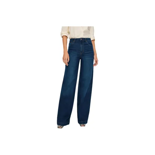 Reformation BEX Супер Растяжка HIGH RISE Джинсы с Широкими Штанинами Женские