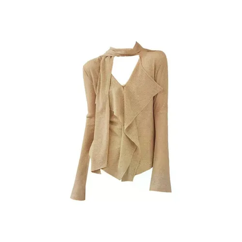 DITB Имбирно-желтый Женский Трикотаж