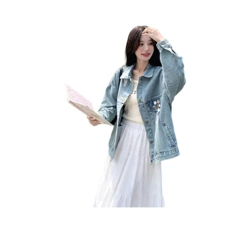 MEXICAN Светло-синие Женские Джинсовые Куртки