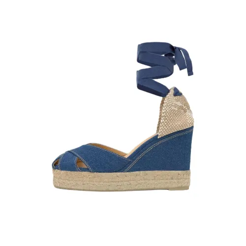 Castañer Chabeli Клин-каблук Высокие каблуки Женские Синий