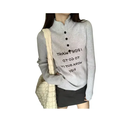 APPLEPIEORDER Серый Женский Трикотаж