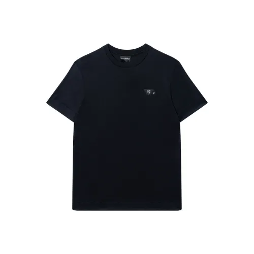 EMPORIO ARMANI FW22 T-Shirt Мужской Темно-синий
