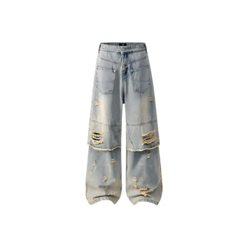 DANCANG Винтаж Потертые Рваные Джинсы Женские