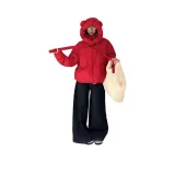 Red Cotton Down Jacket  
Красная хлопковая пуховая куртка