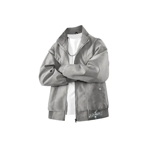 JINPX OFFICIAL Кожа Куртка Унисекс