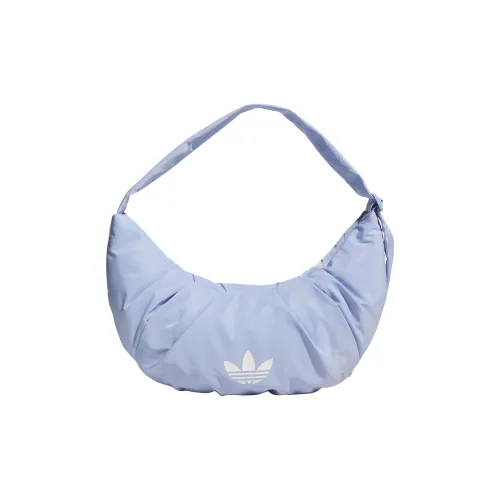 Adidas Originals Полиэстер Круассан Сумка Облачная Сумка Плечевая Сумка Большая Унисекс Light Синий