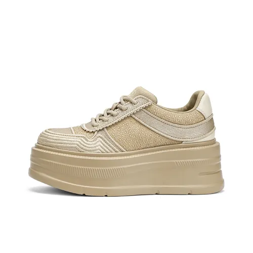 DESKISS Покрытие устойчивое к истиранию Легкий Дышащий Увеличивающий высоту Низкие Кроссовки для скейтбординга Женские