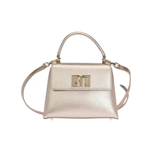 Furla Кожа Портативный Crossbody Сумка через плечо Обычная Женская Светлый Умбра