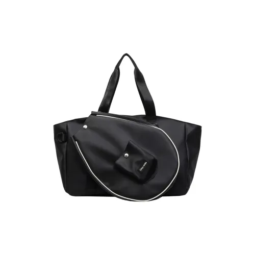 HAWA Нейлон Перо Мяч Сумка Сумка-тоут Сумка Сумка через плечо Женская Белая Черная