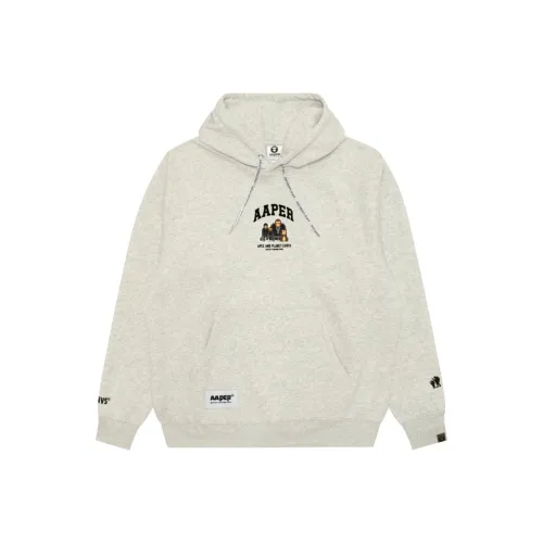 Aape Серый Белый WH2 Мужской Свитшот