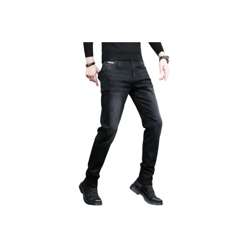 ZENGZHI Джинсы Облегающий крой Прямой крой Унисекс