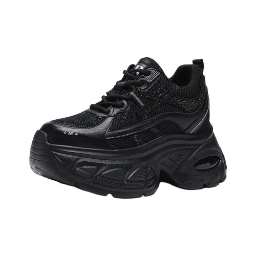 HR Толстая подошва Низкий топ Женские