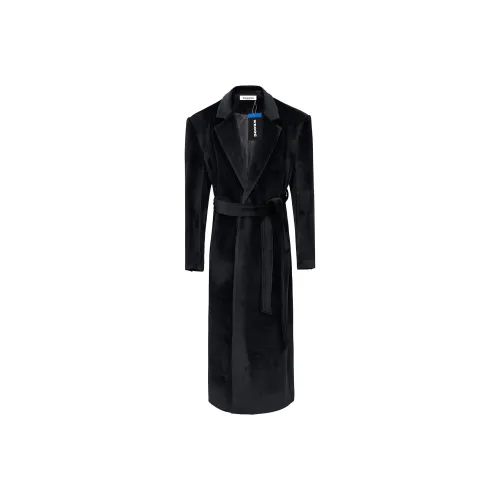 WKOOG Черное Унисекс Пальто