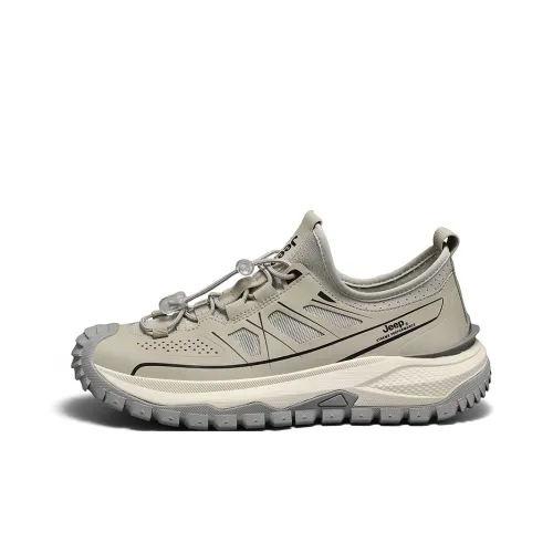 Jeep Износостойкий Дышащий Легкий Увеличивающий Высоту Низкий Топ Альпинизм Походная обувь Мужская