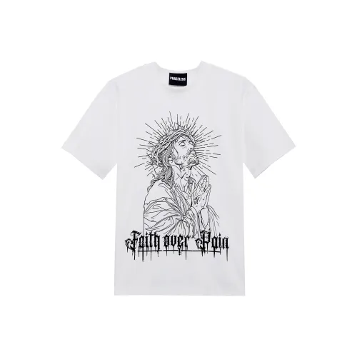 PHPA Рукав с оборванным плечом T-рубашка Женская Тяжелая Os