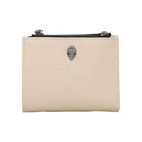 Kurt Geiger London Кошелек из коровьей кожи средний женский бежевый