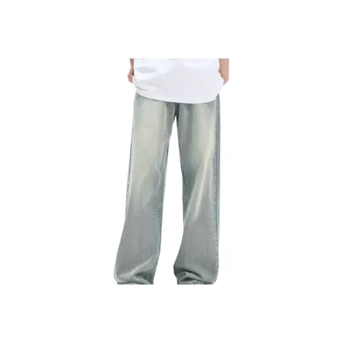 JIARONG Светло-синие унисекс джинсы