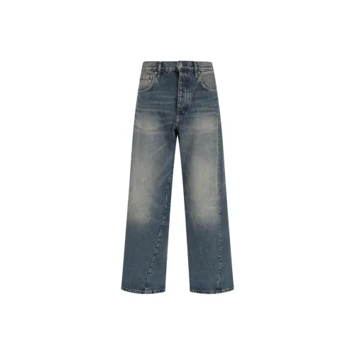 Sunflower Blue Men's Jeans Подсолнух Синий Мужские Джинсы