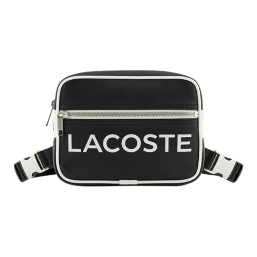 Сумки через плечо из ПВХ в сотрудничестве с LACOSTE Мужские Черные