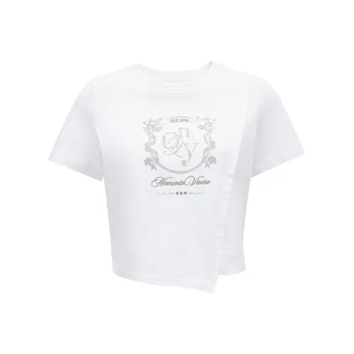 Only S00 Белый Женские T-рубашки