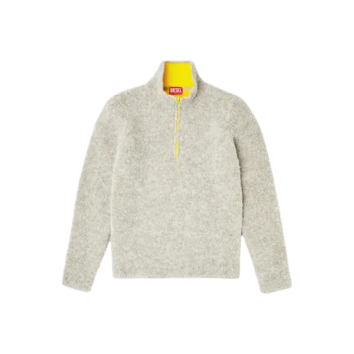 DIESEL Серые Мужские Свитера